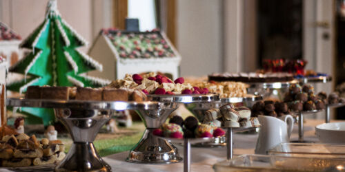 Julbord på herrgård nära Uppsala